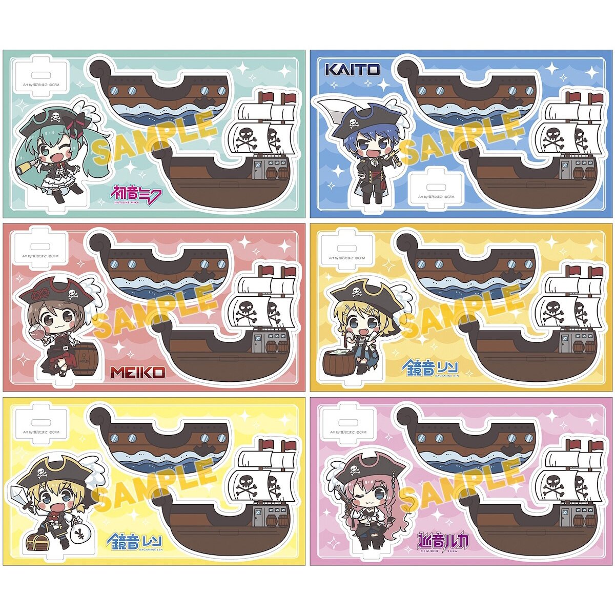 Vocaloid Pirate Yurayura Acrylic Stand Collection - Tokyo Otaku