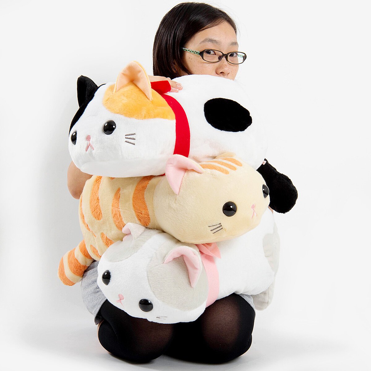 cute japanese cat plush