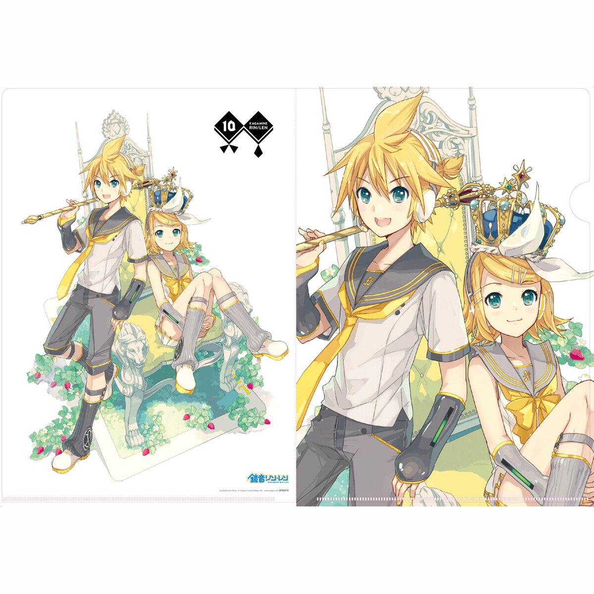 Miku (and Rin and Len) stickers – proserpiiart