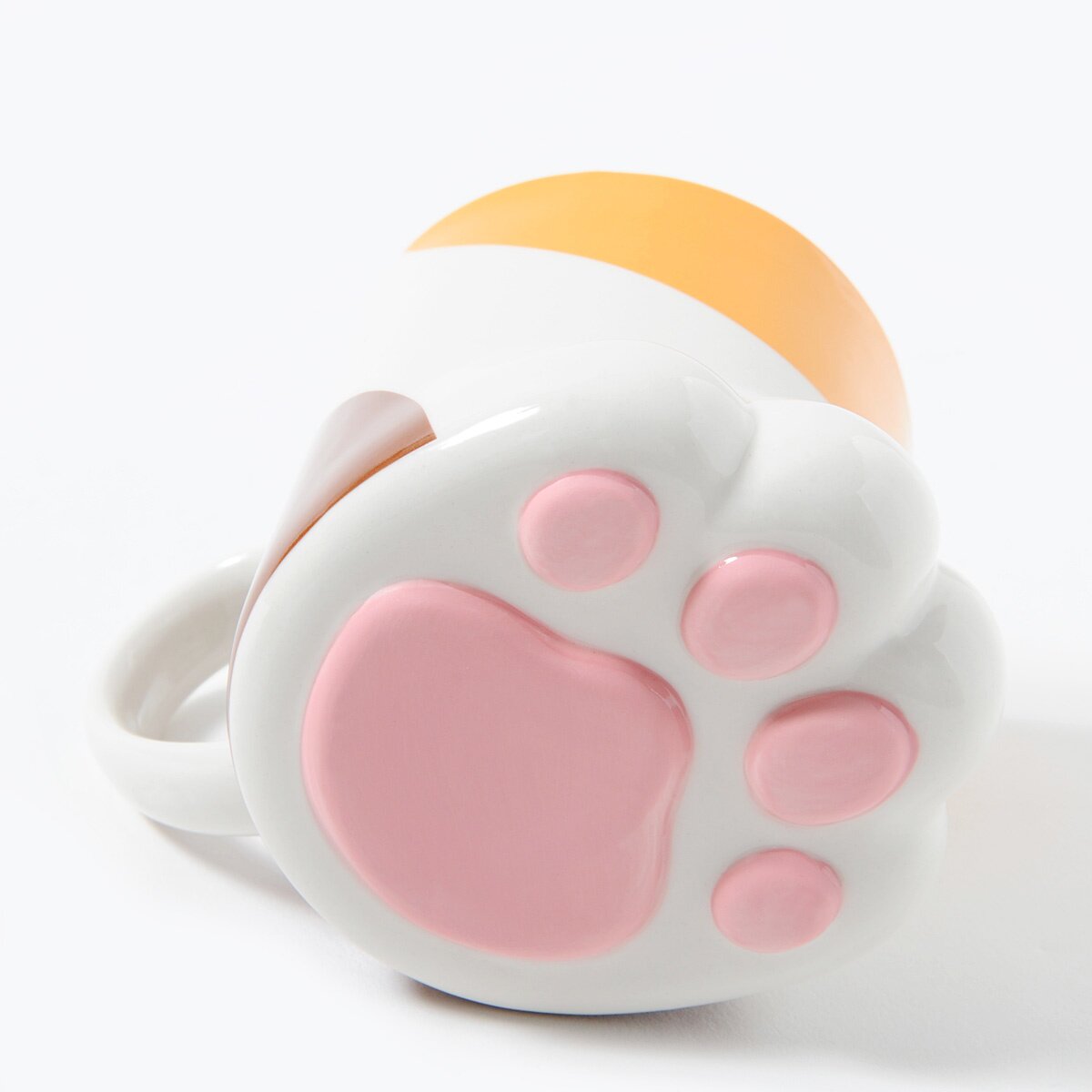 Kawaii Cat Paw Ceramic Coffee Cup - Limited Edition