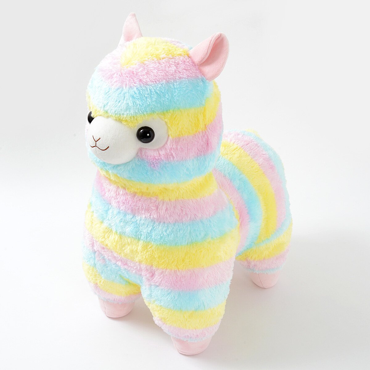 Giant rainbow alpaca plush online