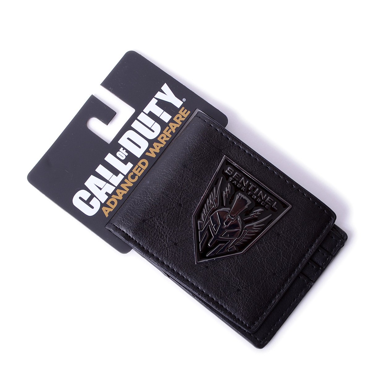 Call of Duty: Advanced Warfare Black Metal Badge Bi-Fold Wallet