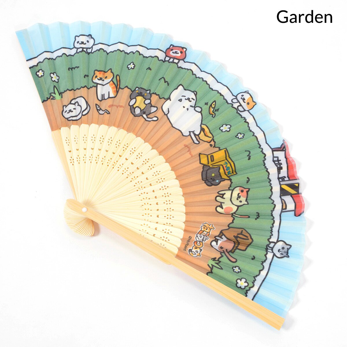 Neko Atsume Folding Fans - Tokyo Otaku Mode (TOM)