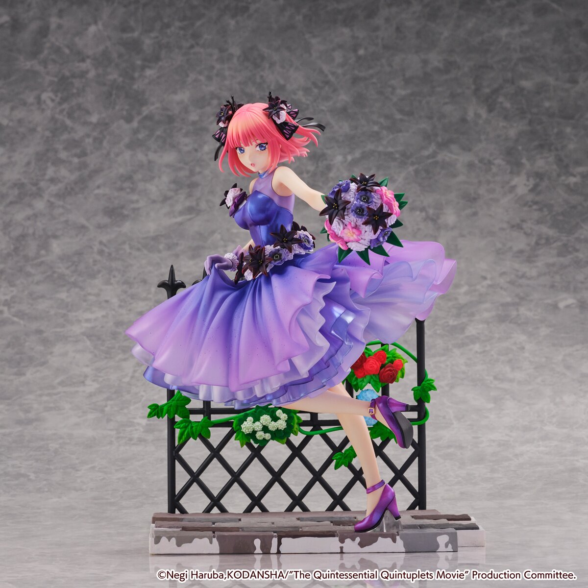 The Quintessential Quintuplets the Movie Nino Nakano: Floral Dress Ver. 1/7  Scale Figure (SHIBUYA SCRAMBLE FIGURE)