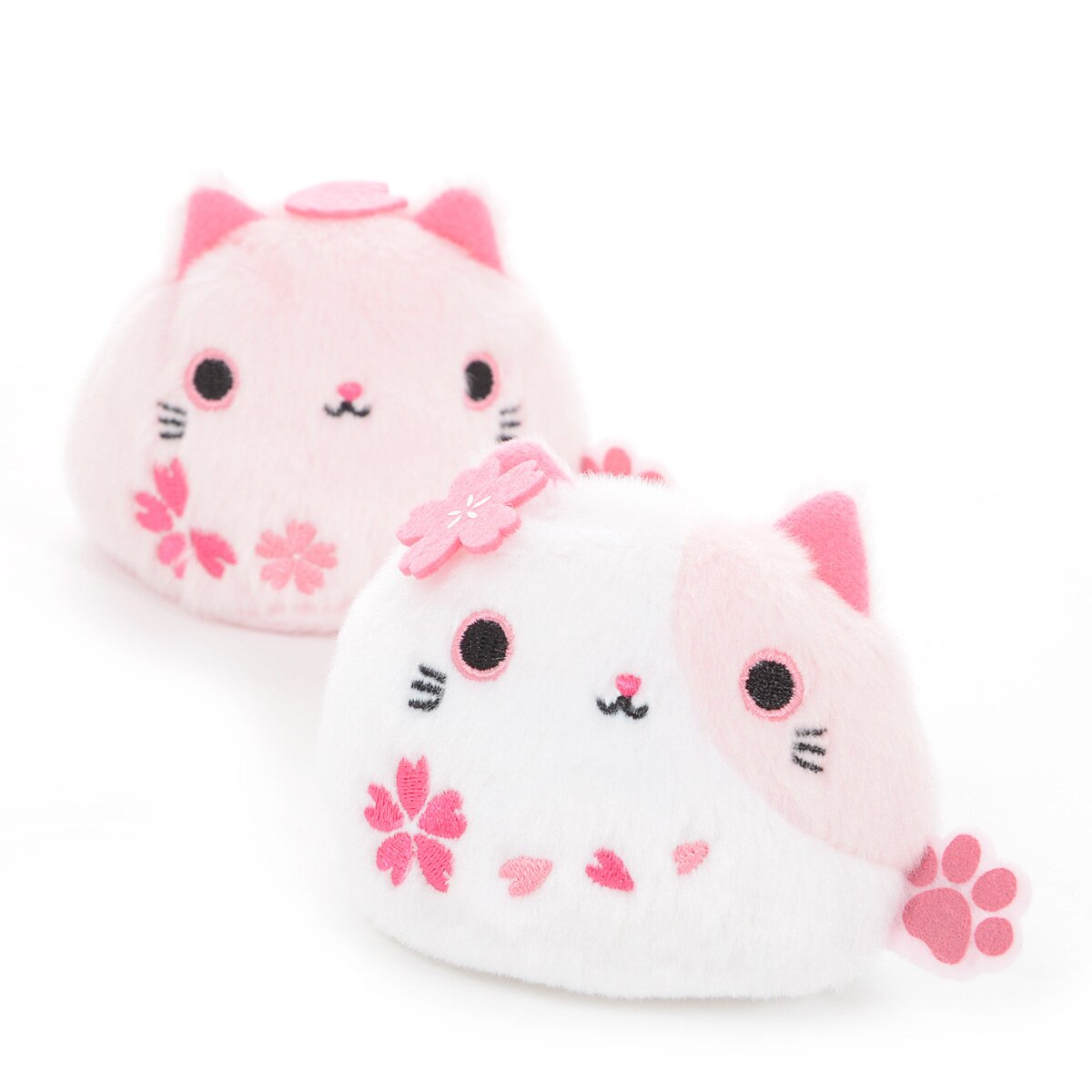 Cherry Blossom Cat Coin Purse