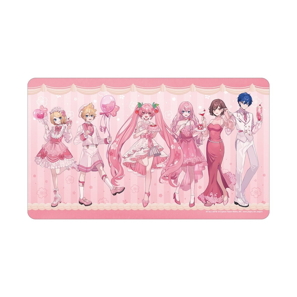 Sakura Miku Group: Sakura Party Ver. Art by Shugao Multi Desk Mat