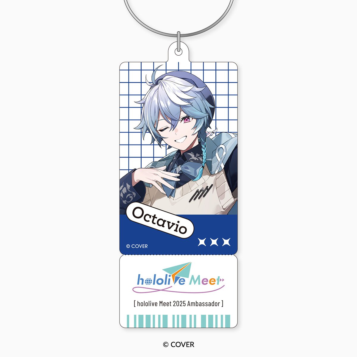 hololive Meet 2025 Acrylic Ticket Keychain - Octavio - Tokyo Otaku