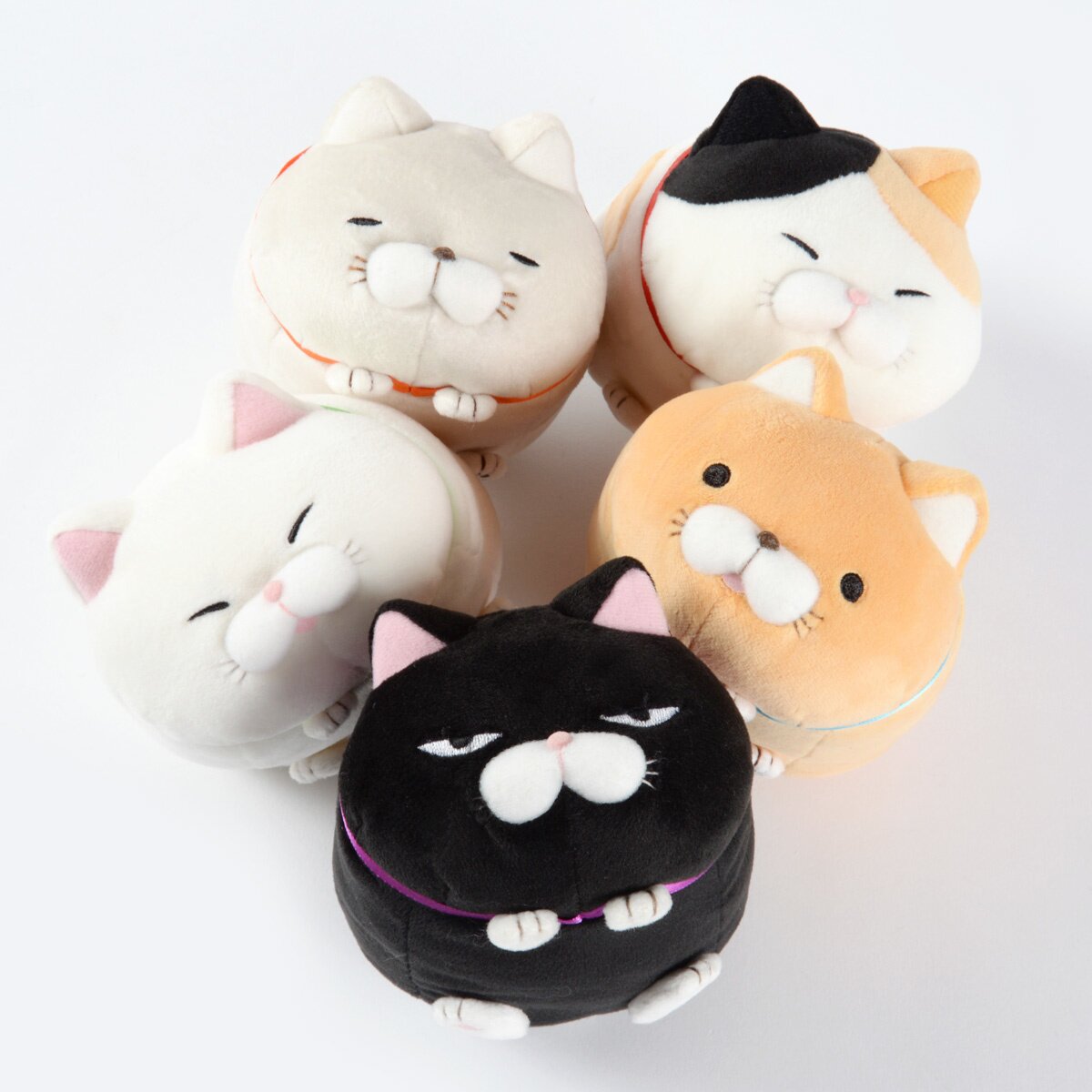 Tsumeru! Mochikko Hige Manjyu Cat Plush Collection (Mascot)