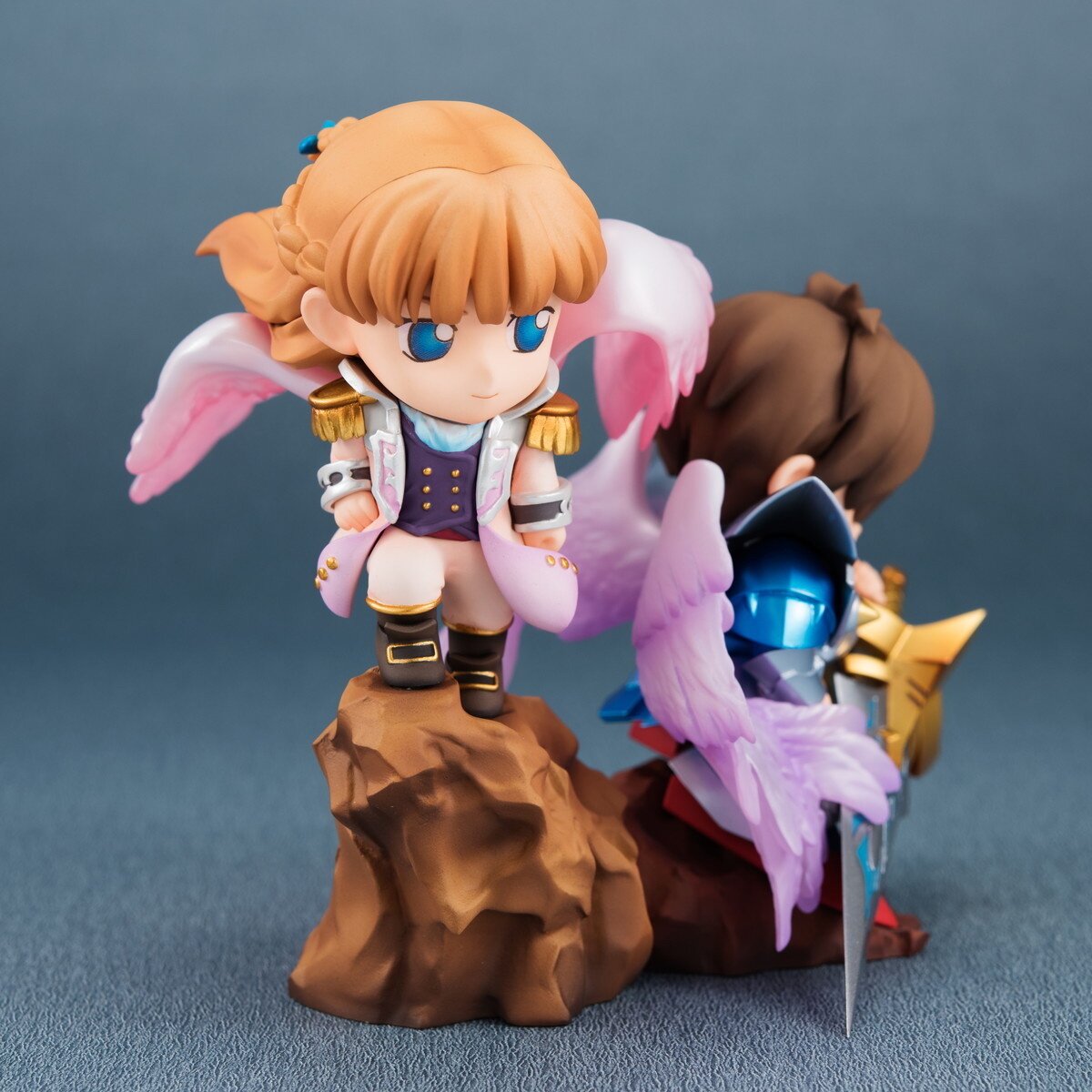 New SD Gundam Wing Heero & Relena Non-Scale Figure Set: Megahouse - Why Does Heero Want To Kill Relena