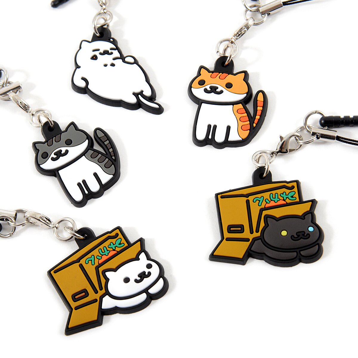 Neko Atsume 3-way Rubber Straps - Tokyo Otaku Mode (tom)