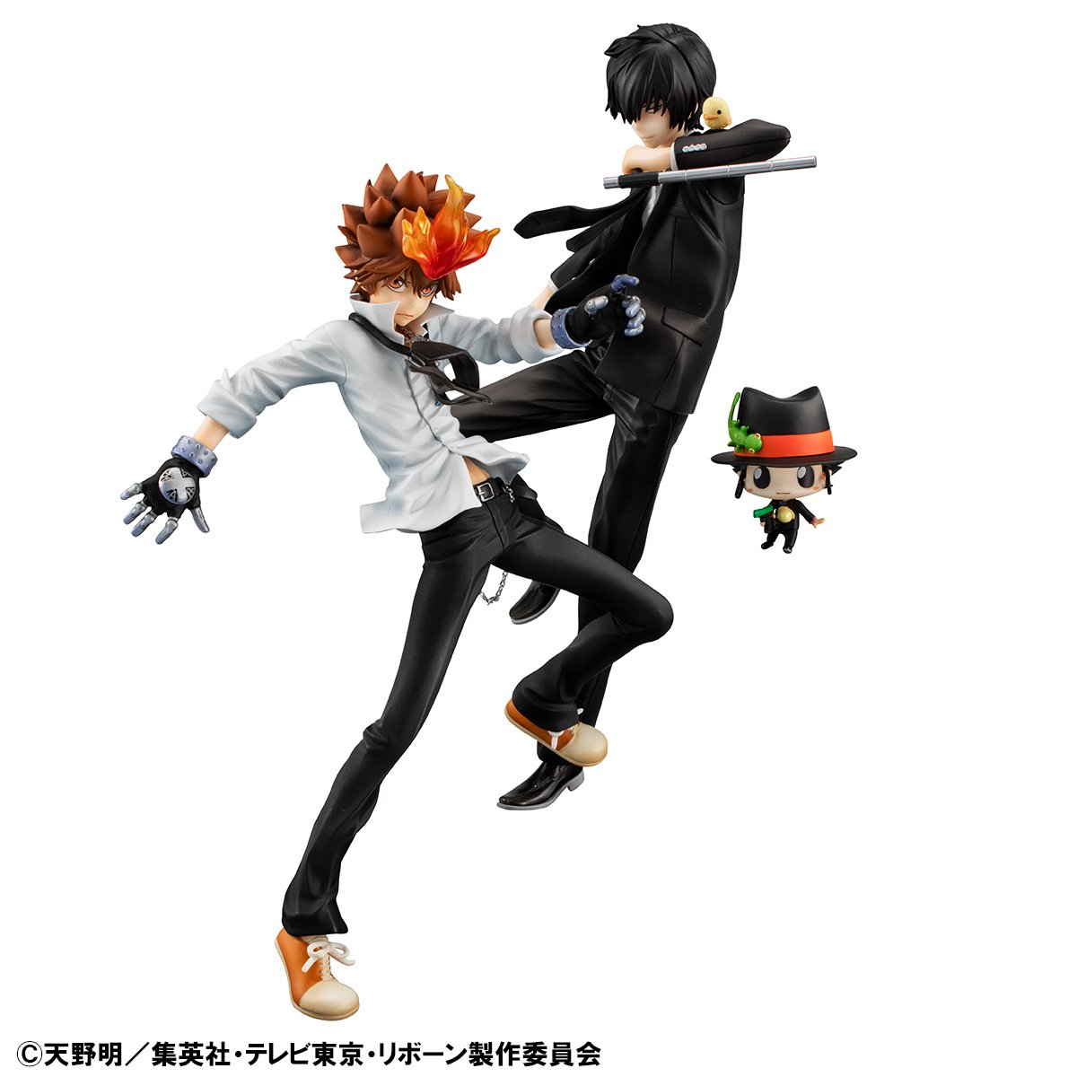 G.E.M. Series Reborn! Tsunayoshi Sawada & Kyoya Hibari & Reborn 