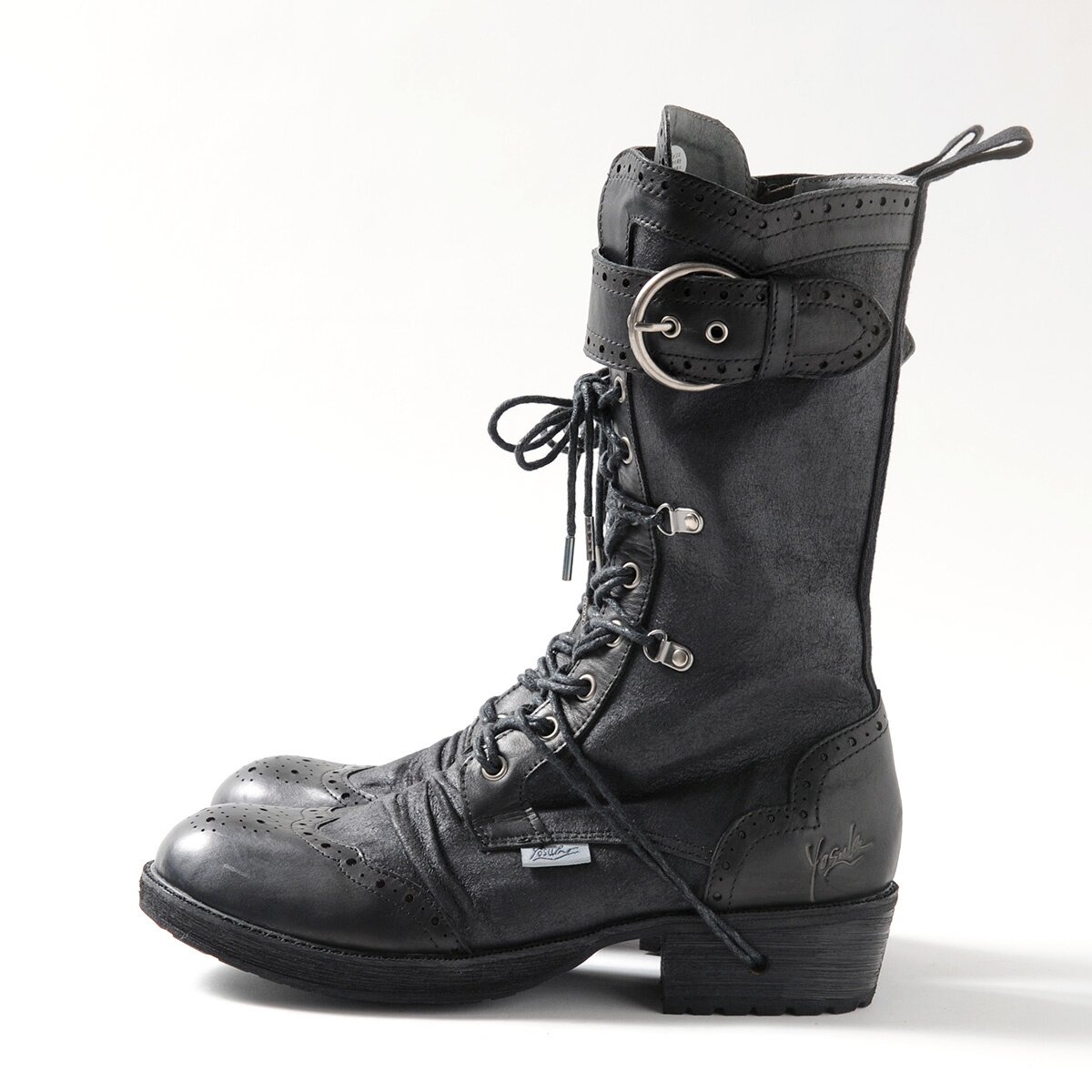 靴 Yosuke lace up engineer boots archive YOSUKE 2015SS Laced WIngtip Boots: YOSUKE - Tokyo Otaku Mode (TOM)