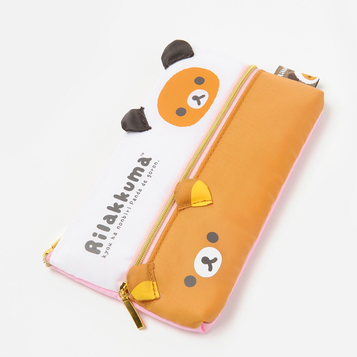 Rilakkuma Panda de Goron Flat Pouch