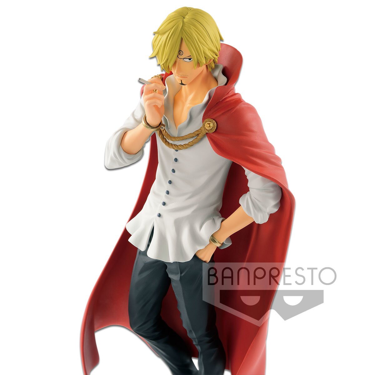 Anime One Piece GLITTER & BRAVE Sanji Red Cloak PVC Figure Statue NEW NO  BOX