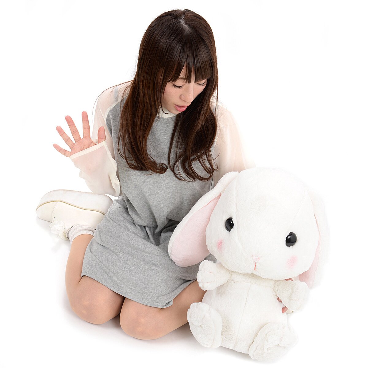 Pote Usa Loppy Shiloppy Rabbit Super Big Plush: Amuse