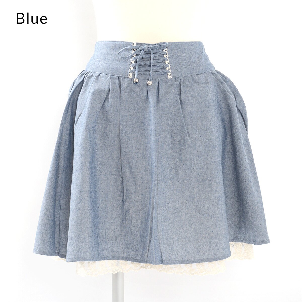OLIVE des OLIVE Lace-Up Gathered Skirt - Tokyo Otaku Mode (TOM)