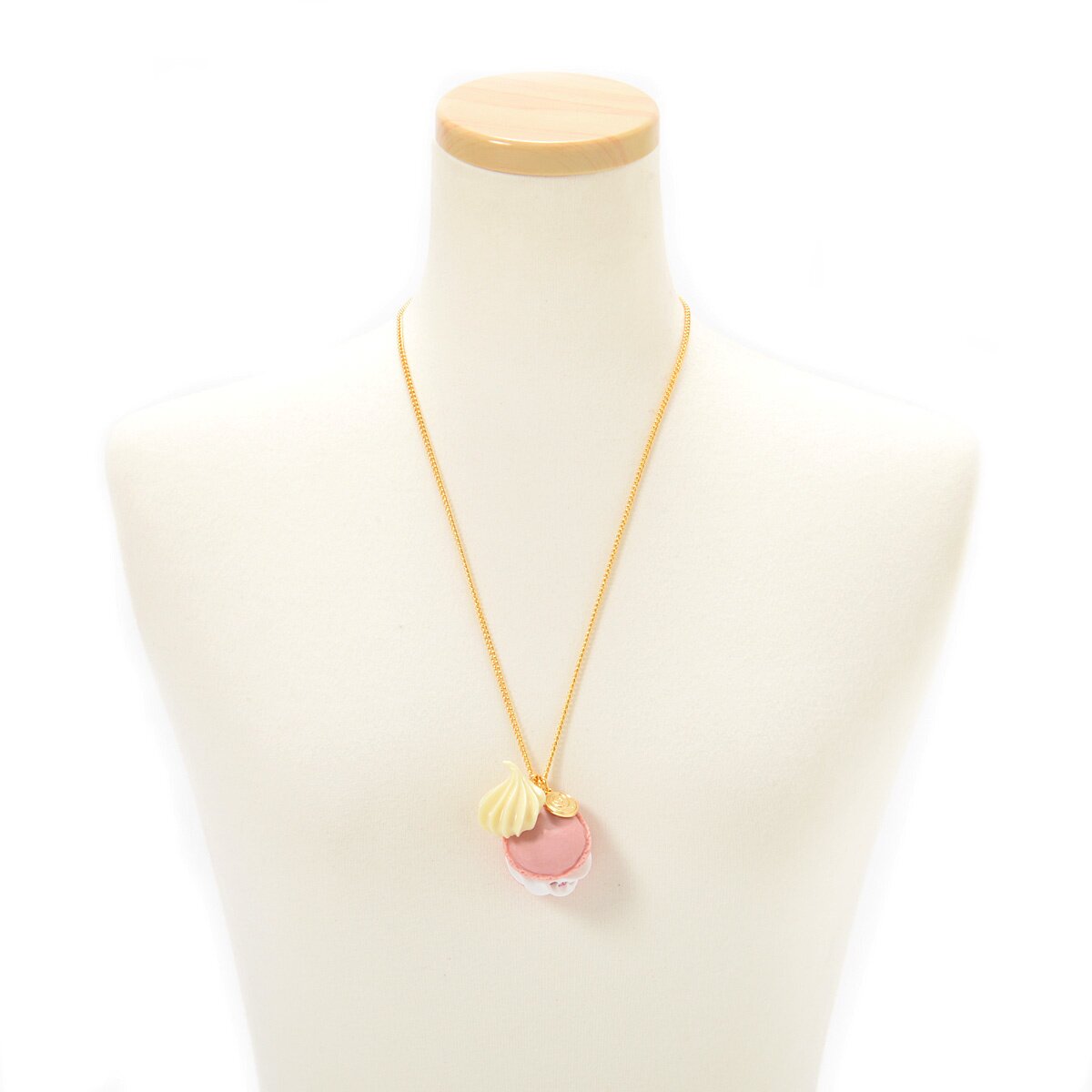 アクセサリー macaron Q-pot. Parlor Strawberry Macaron Necklace: Q-Pot. - Tokyo