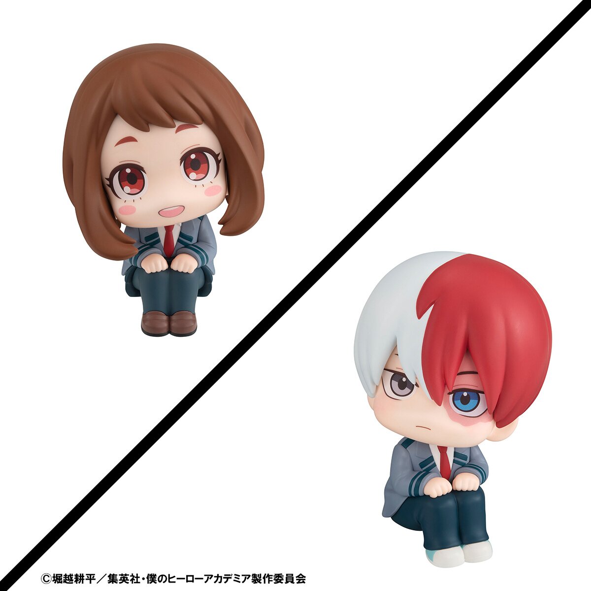 todoroki sex doll Look Up Series My Hero Academia Ochaco Uraraka & Shoto Todoroki Set w/  Bonus Cushions: Megahouse