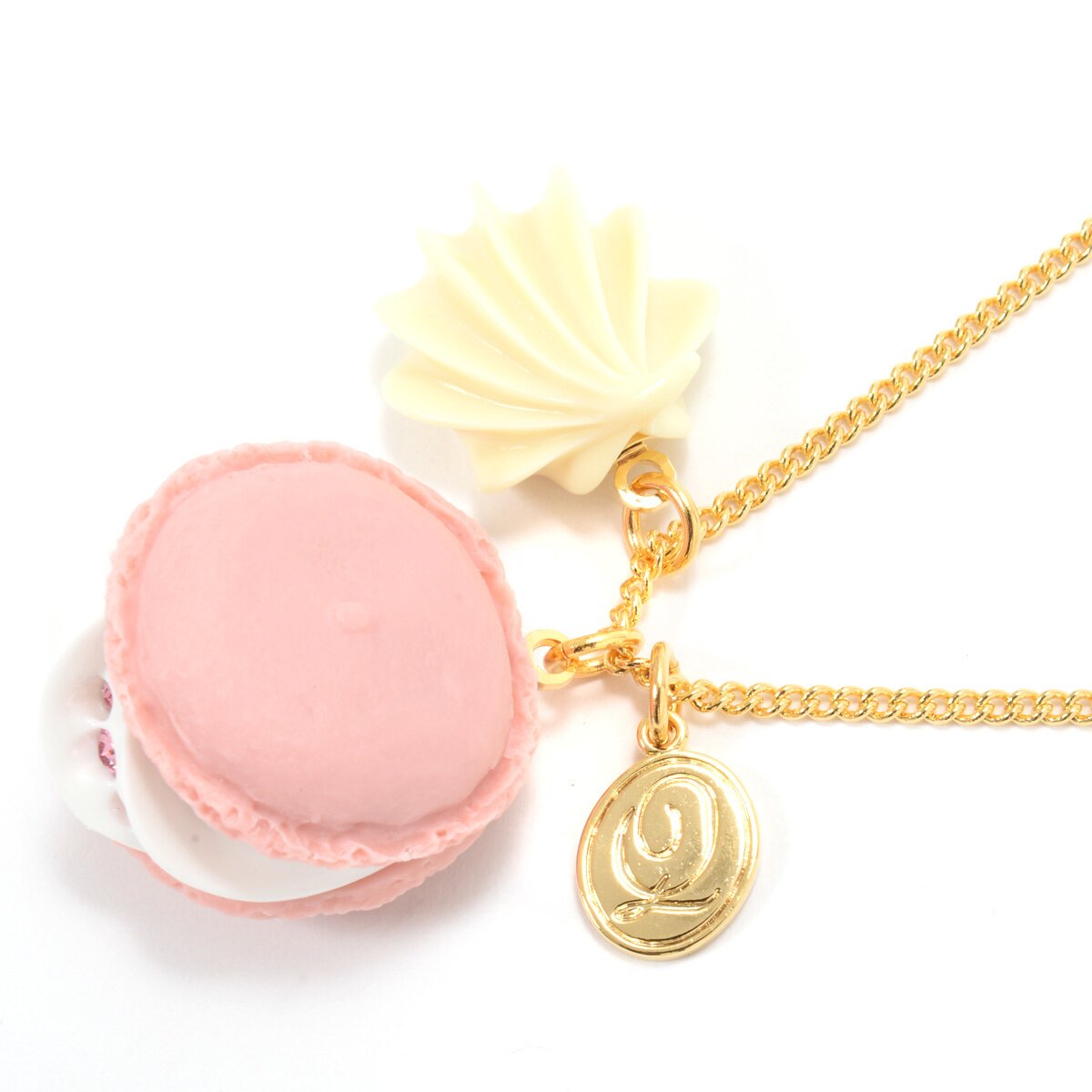 ma.macaron ネックレス Q-pot. Parlor Strawberry Macaron Necklace: Q-Pot. - Tokyo