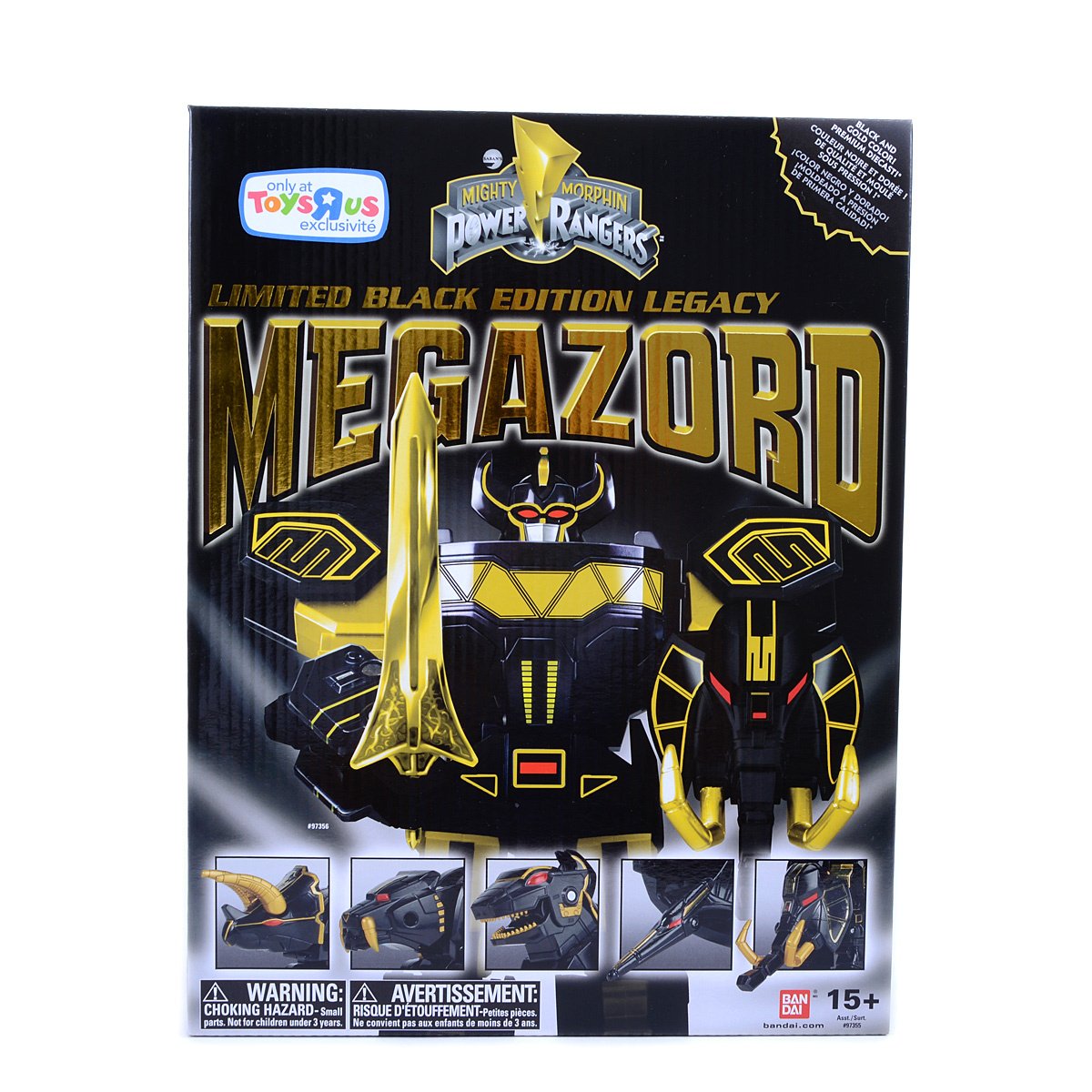 Limited Black Edition Legacy Megazord (Comic-Con 2015 Exclusive