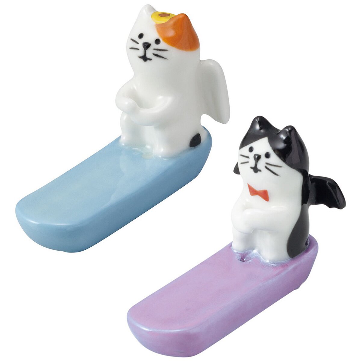 Angel & Devil Cat Ceramic Toothpick Holder Collection Tokyo