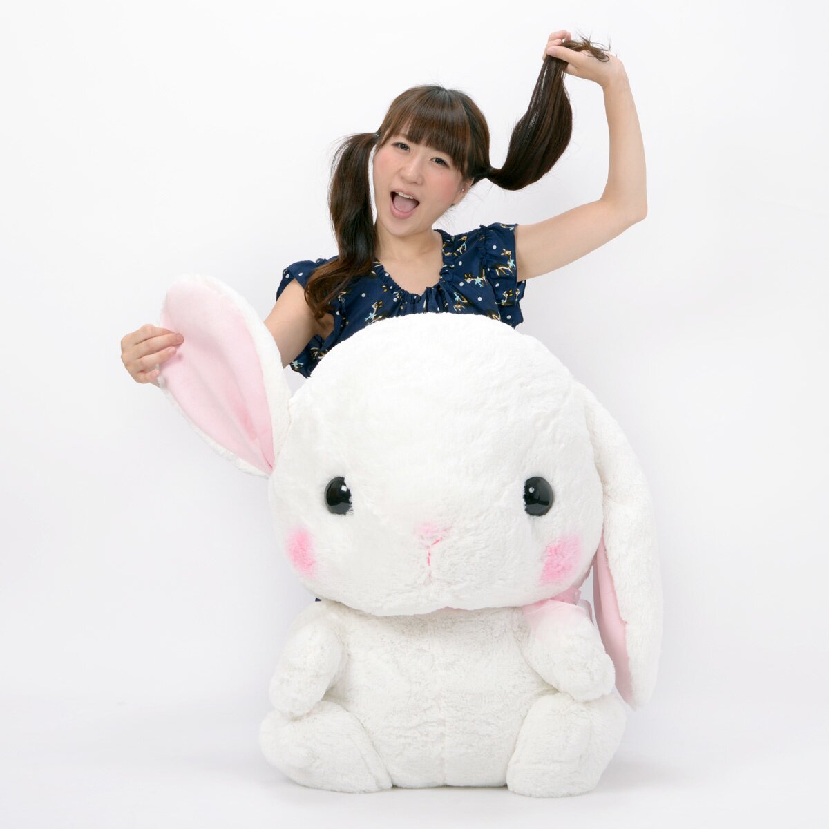 Pote Usa Loppy Shiloppy Rabbit Plush (Super Jumbo): Amuse