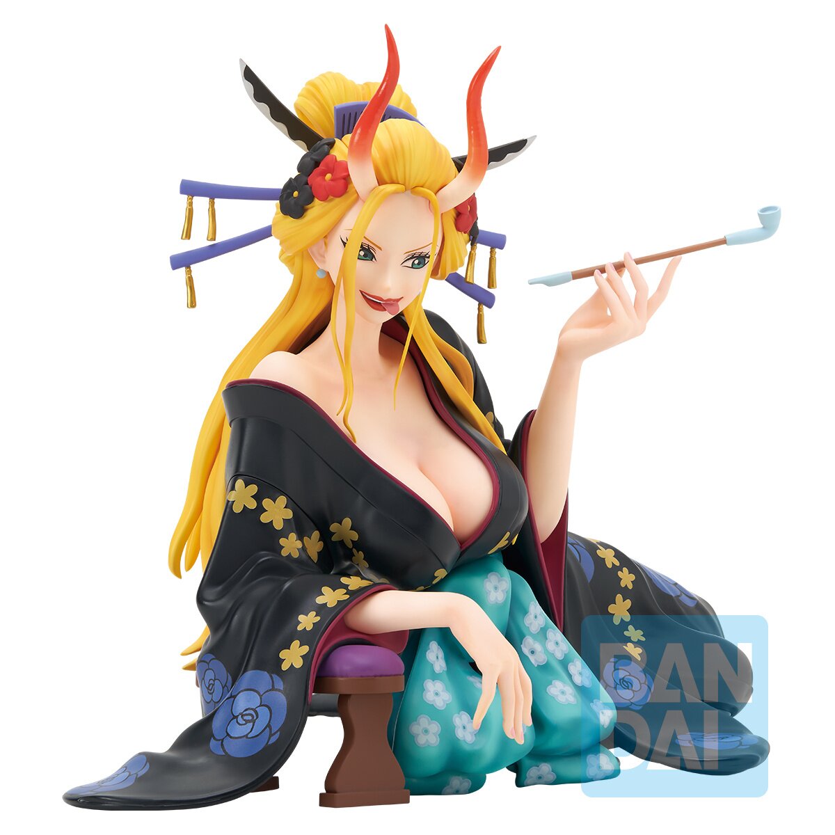 Bandai Ichibansho One Piece Glitter of Ha Black Maria Figure black