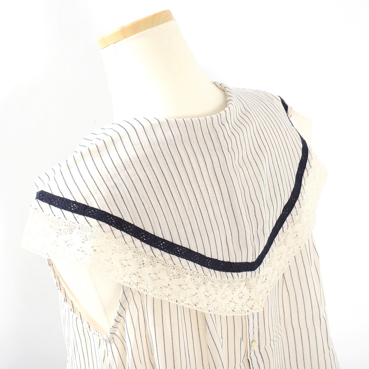 OLIVE des OLIVE Double Sailor Motif Blouse: OLIVE des OLIVE