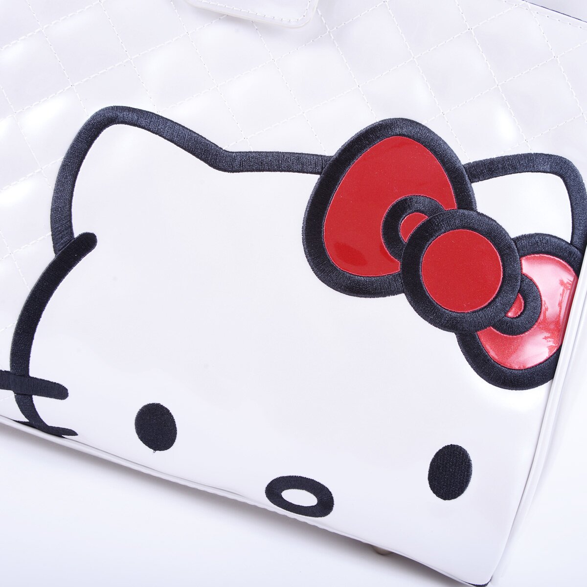 Hello Kitty® White Quilted Patent Hello Kitty Shoulder Bag, Best Price and  Reviews