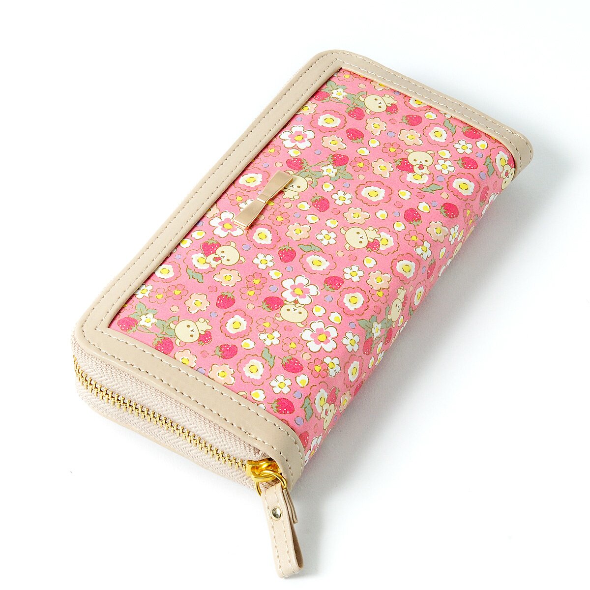 [San-X] Korilakkuma Strawberry hot Bunny Wallet