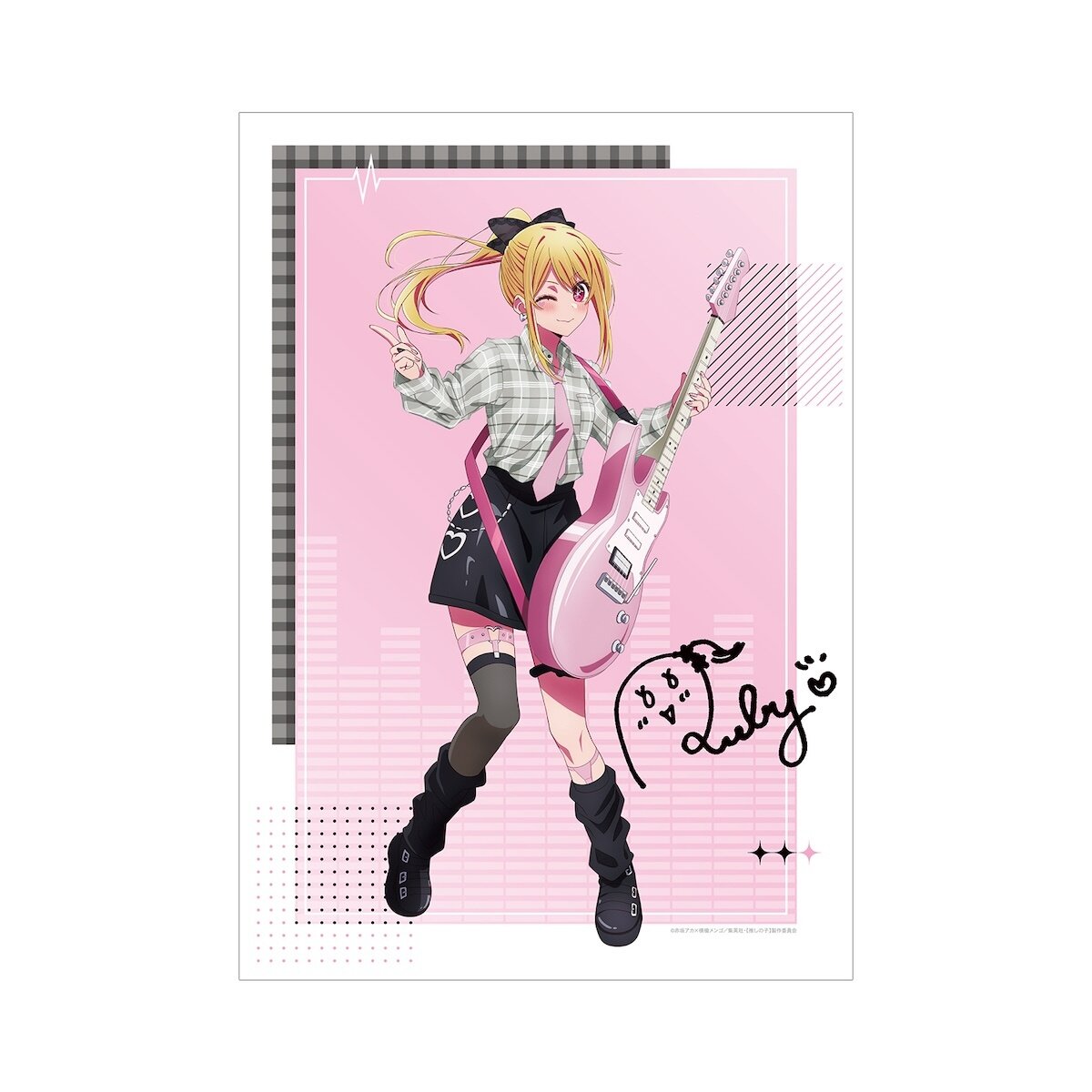 Oshi no Ko A3-Size Matte Effect Poster Ruby: Rock Band Ver