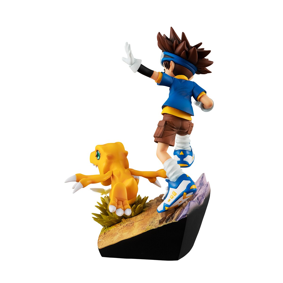 FIGURE DIGIMON ADVENTURE - TAICHI KAMIYA E AGUMON - G.E.M. SERIES