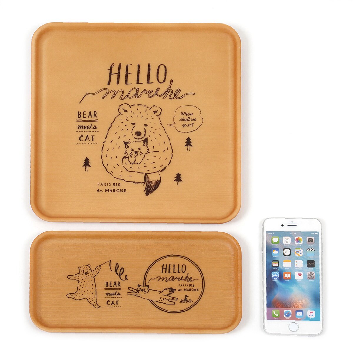 Hello Marche Botanical Series Square Lunch Box - Tokyo Otaku Mode (TOM)