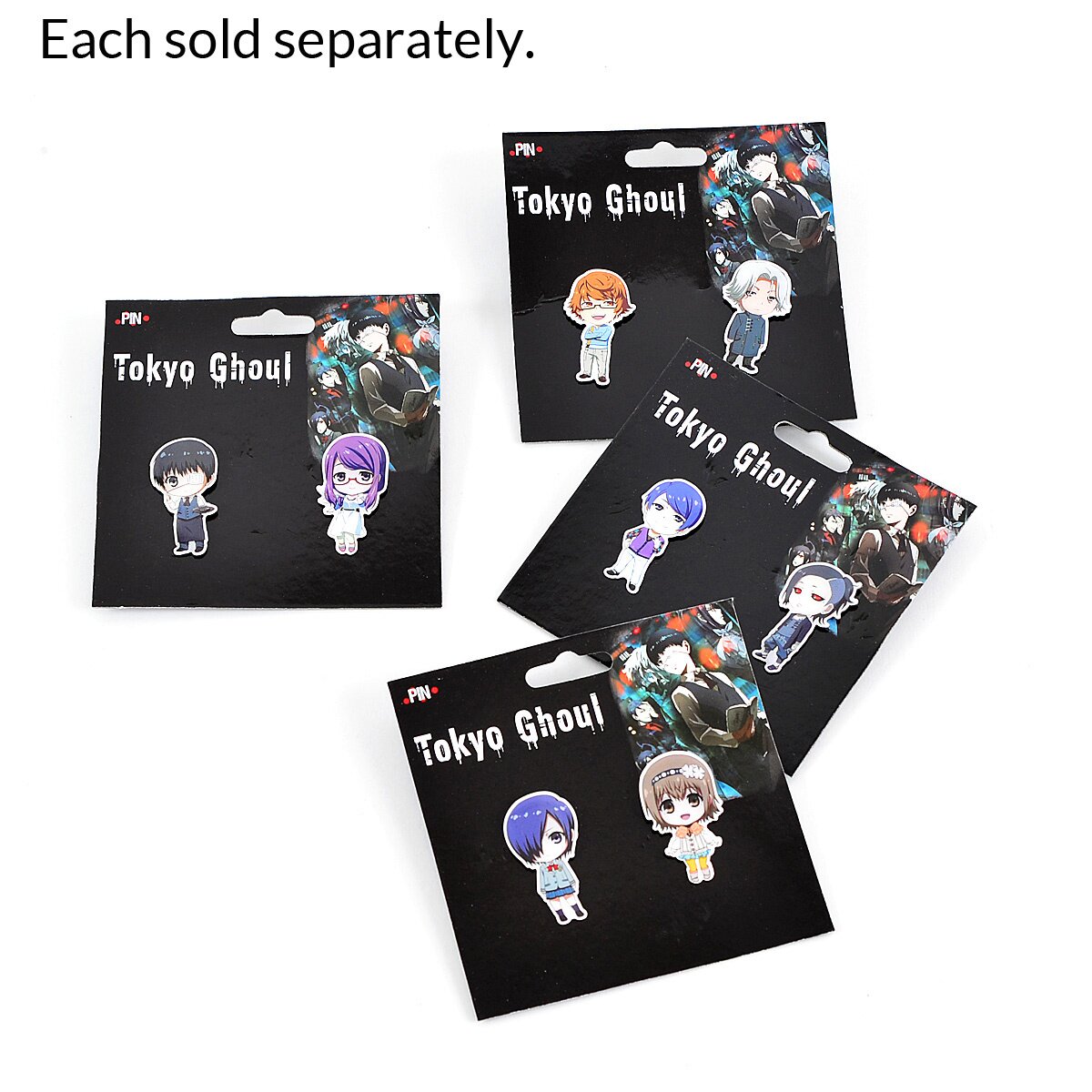 Tokyo Ghoul Haise & Saiko Anime Pin Set GE-50829