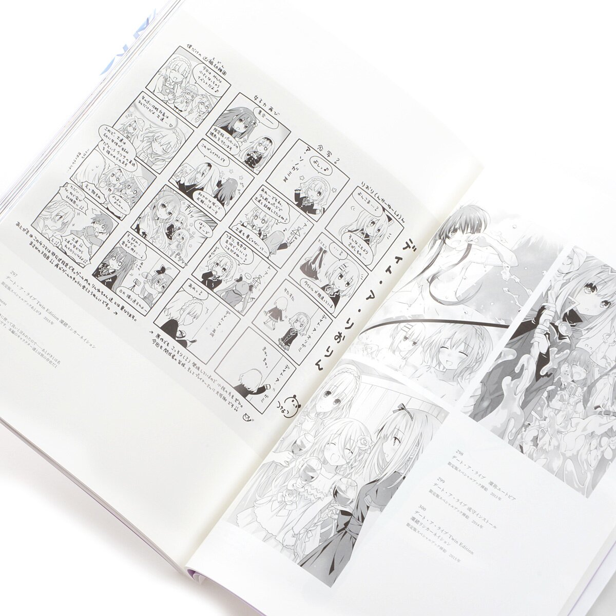 As promised… Here are pictures of Date A Live Tsunako art book