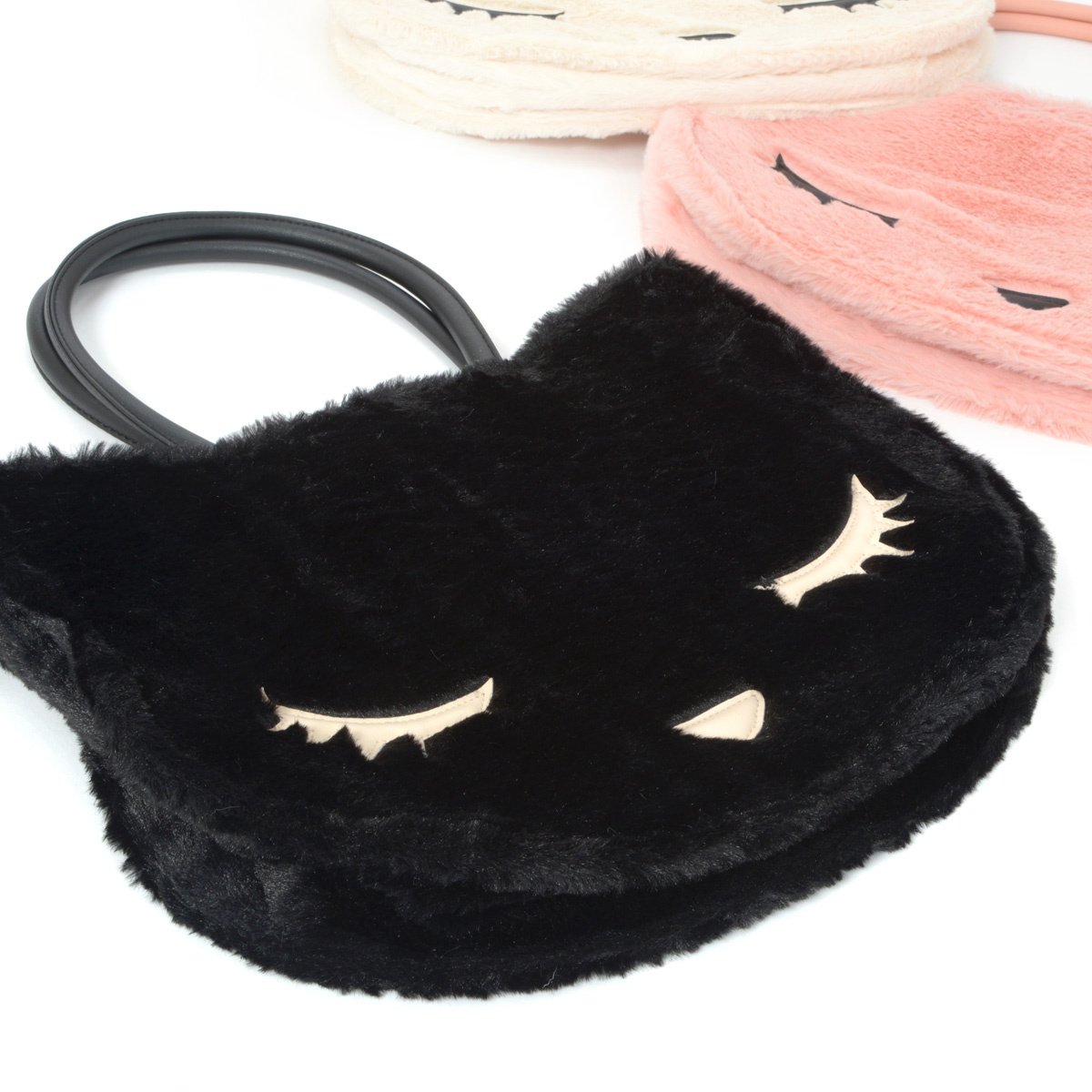 Borsa A Tracolla POOH-CHAN Osumashi Gatto – Mini Nera In Poliuretano – Per Donna