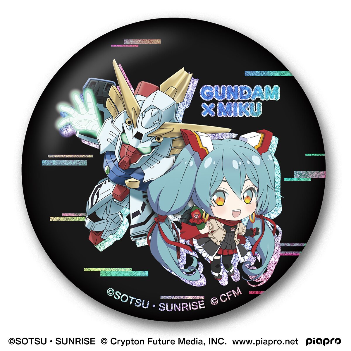 GUNDAM x MIKU メモリアル缶バッジ&コラボカードセット Gundam x Miku Memorial Can Badge Set - Tokyo Otaku Mode (TOM)