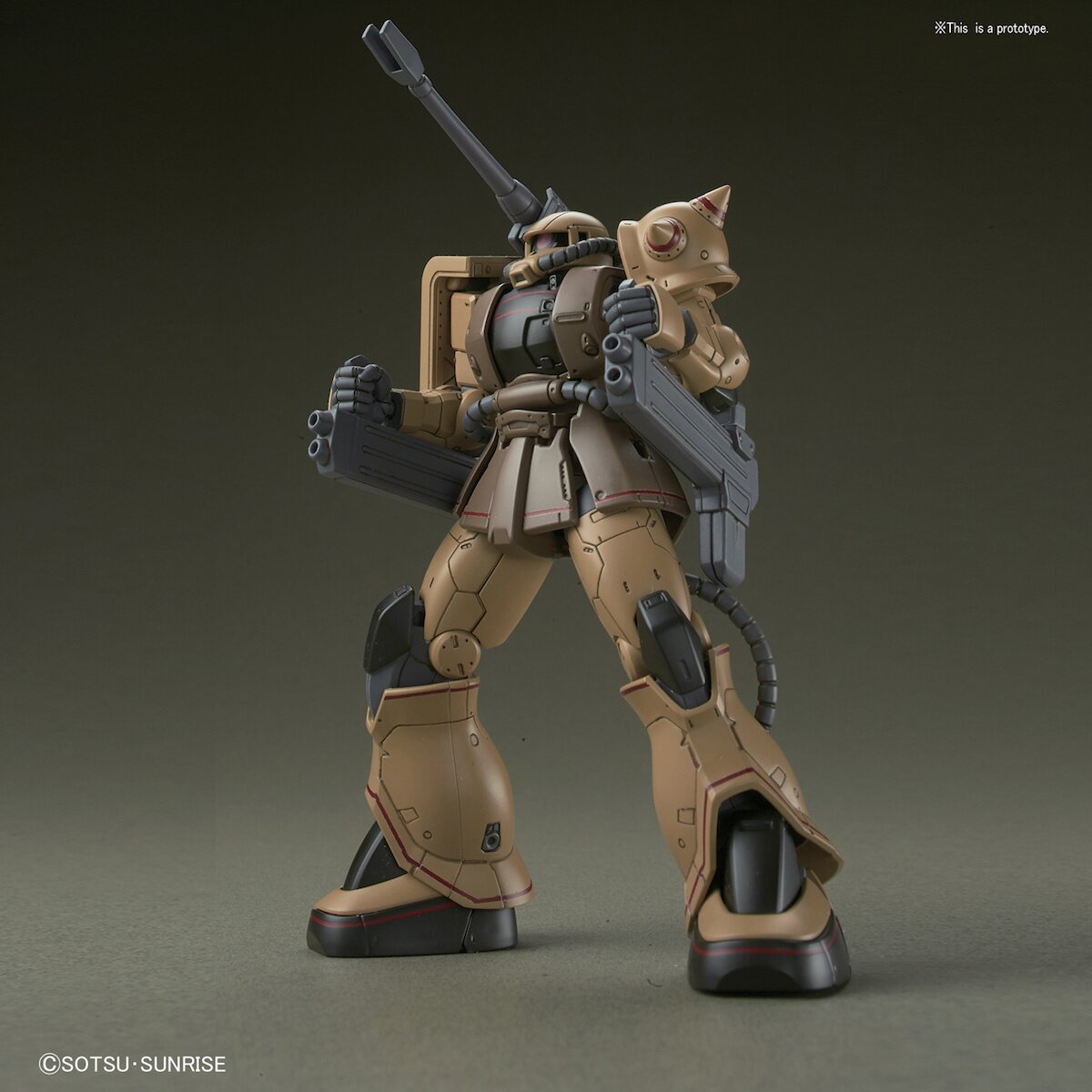 HG 1/144 Gundam: The Origin Zaku Half Cannon: Bandai - Tokyo