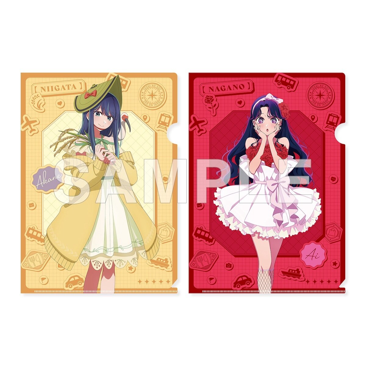 Oshi no Ko [47 Todofuken no Ko] Clear File Set Akane Kurokawa