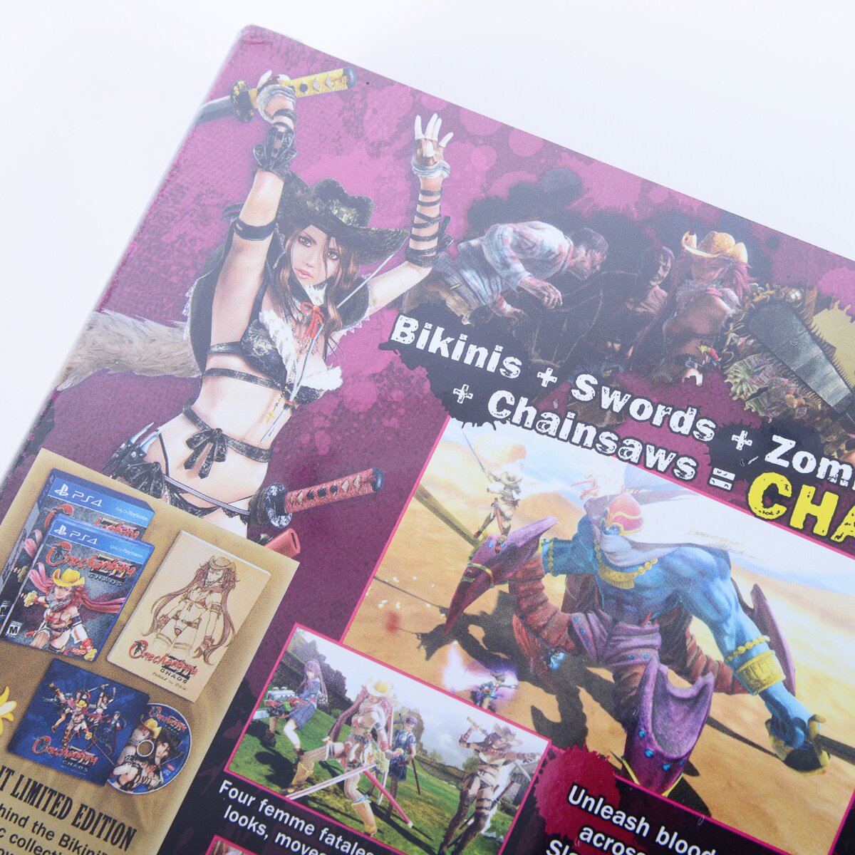 ​Onechanbara Z2: Chaos - Banana Split Edition (PS4) w/ Bonus Soundtrack  ​D​isc, an Art Book and DLC Code