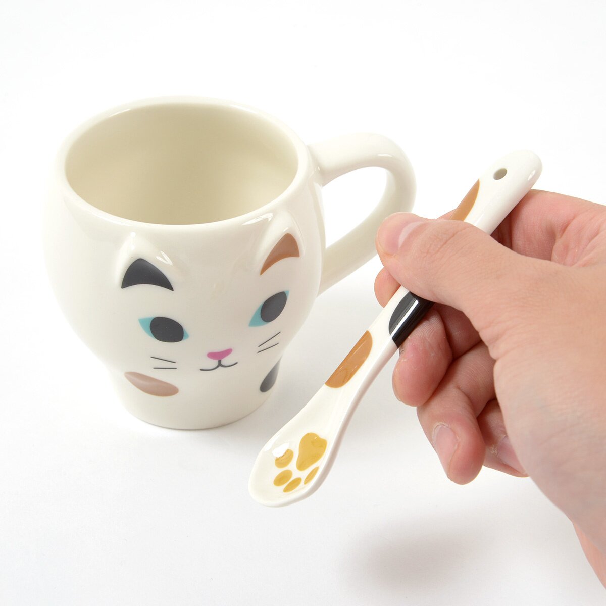 Ceramic Paws Measuring Cups & Spoons