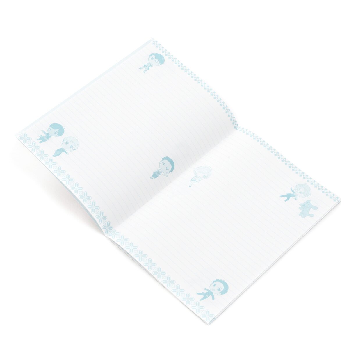 ○yuri○volume sleeve embroidery OP Animage April 2017 w/Yuri!!! on Ice stationery set and B2 double