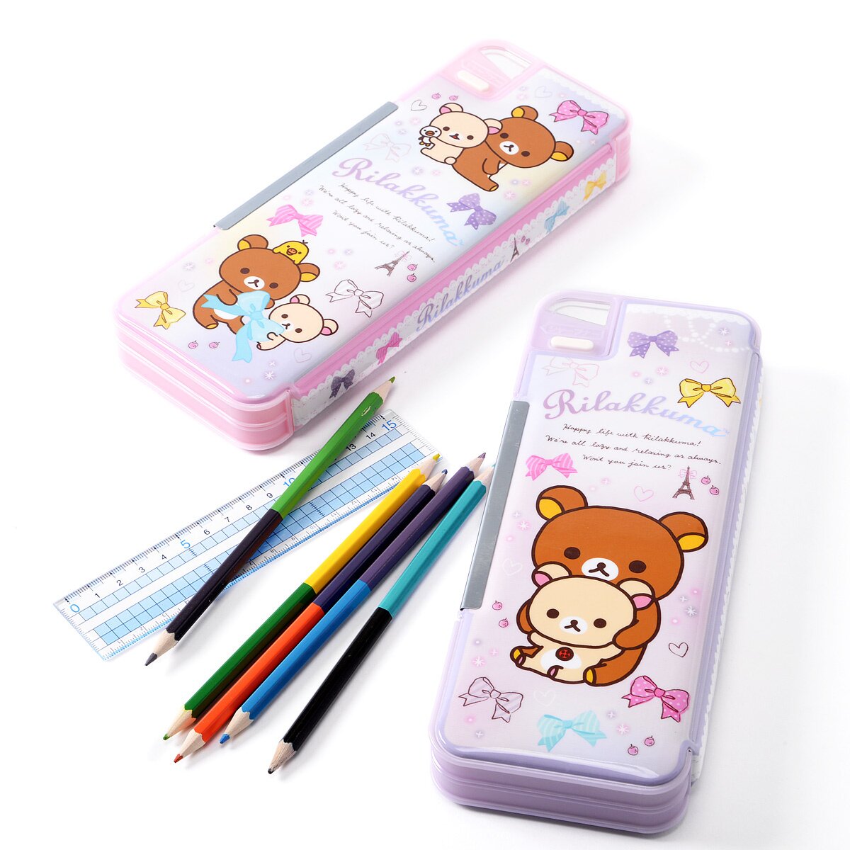DIY School Supplies How to make Rilakkuma Pencil Case (NO SEW) 