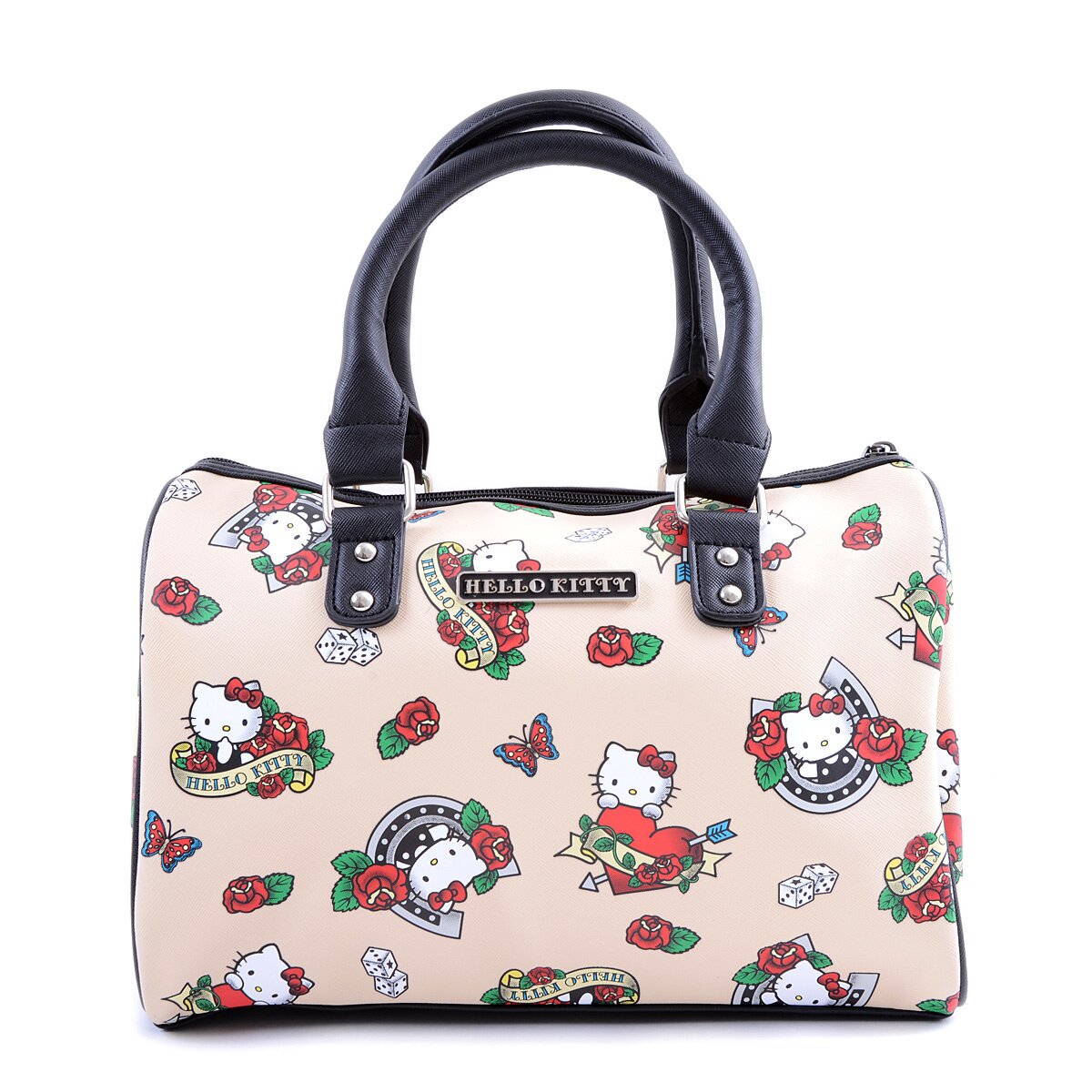 Hello Kitty Charcoal Embossed Pattern Hand Bag: Sanrio - Tokyo Otaku Mode  (TOM)