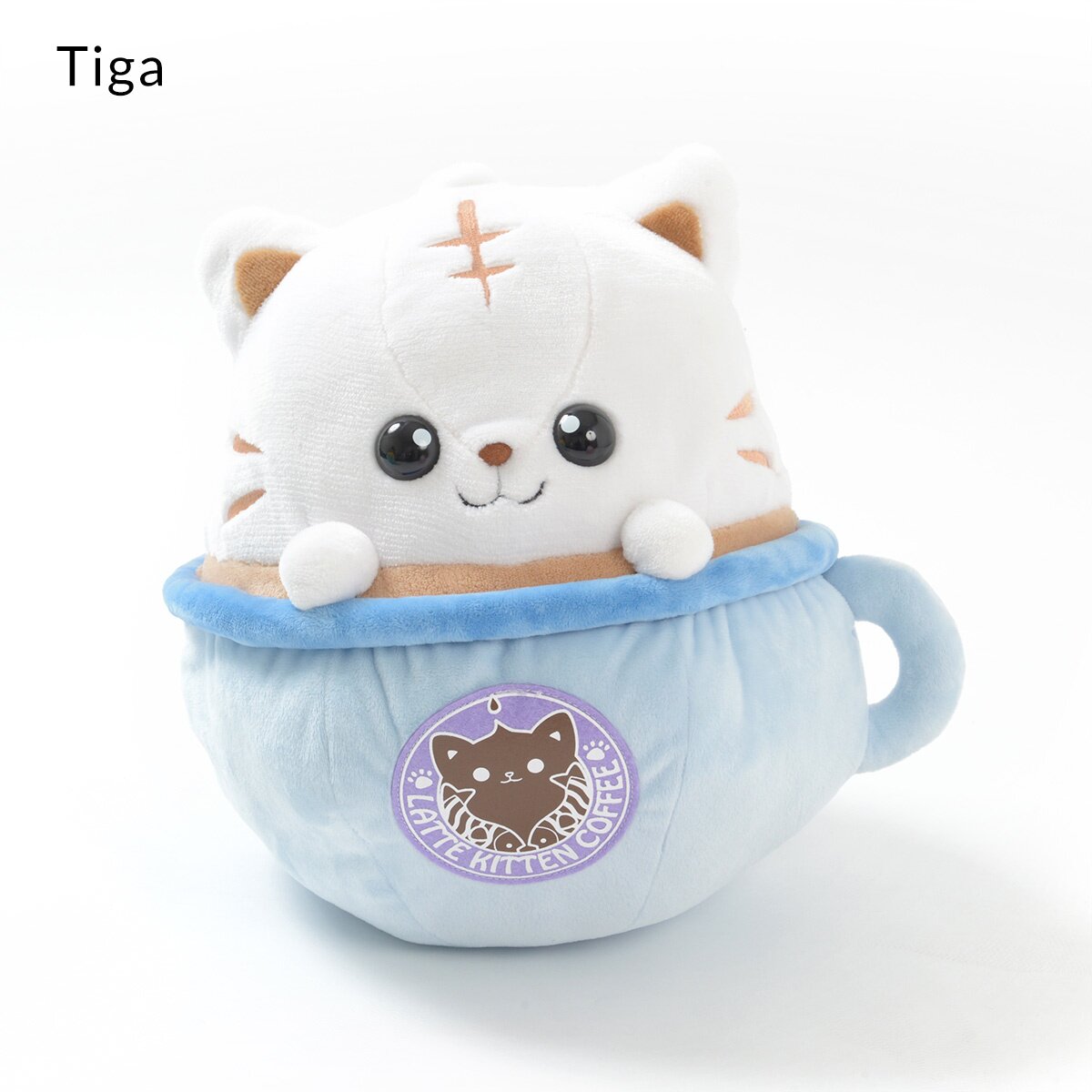 latte kitten coffee plush