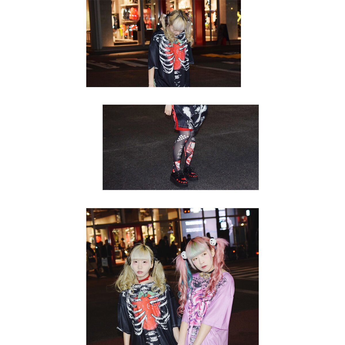 ACDC RAG Strawberry T-Shirt Dress: ACDC RAG - Tokyo Otaku Mode (TOM)