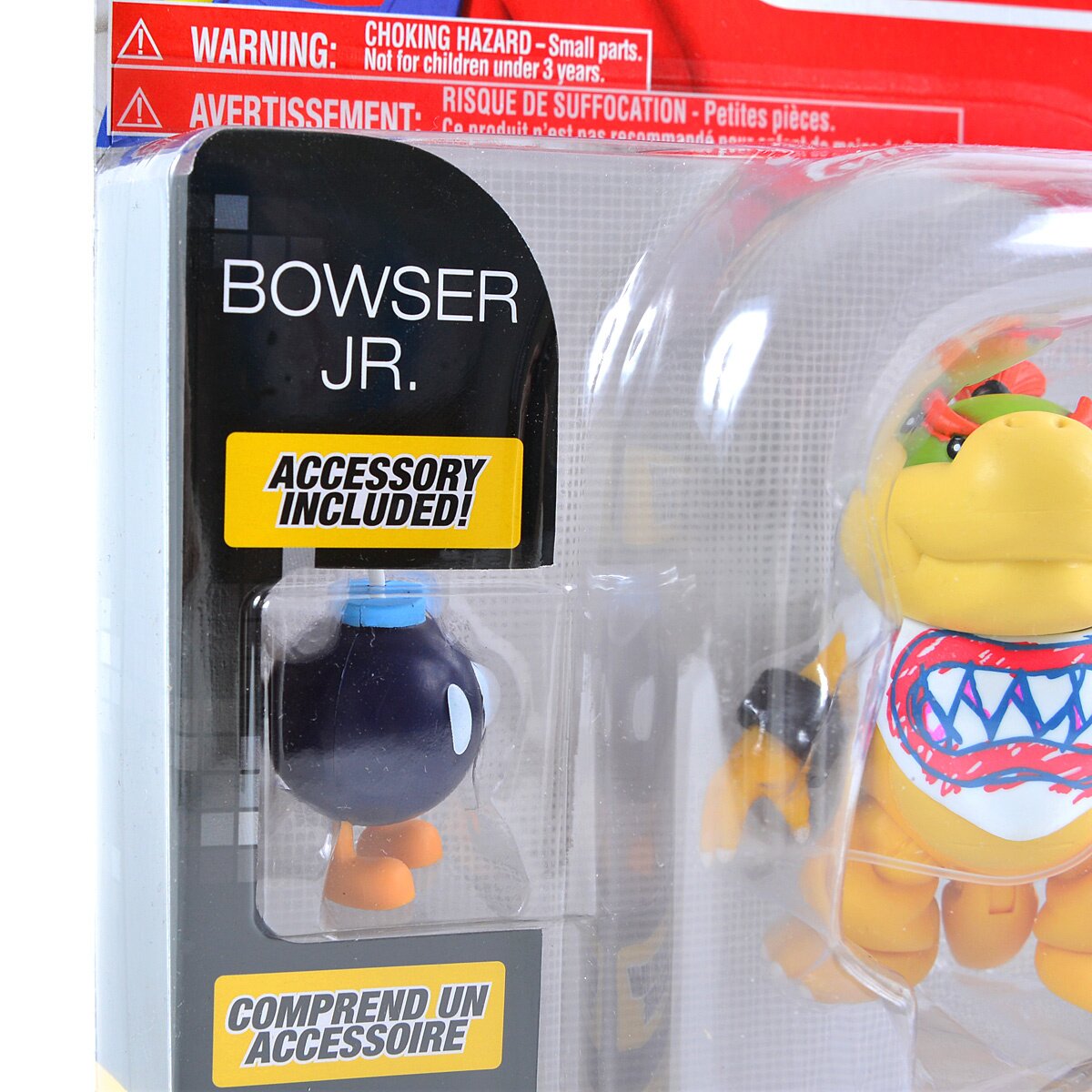 Bowser Jr w/ Bob-Omb 4-inch Articulated Figure - JAKKS Pacific, Inc.