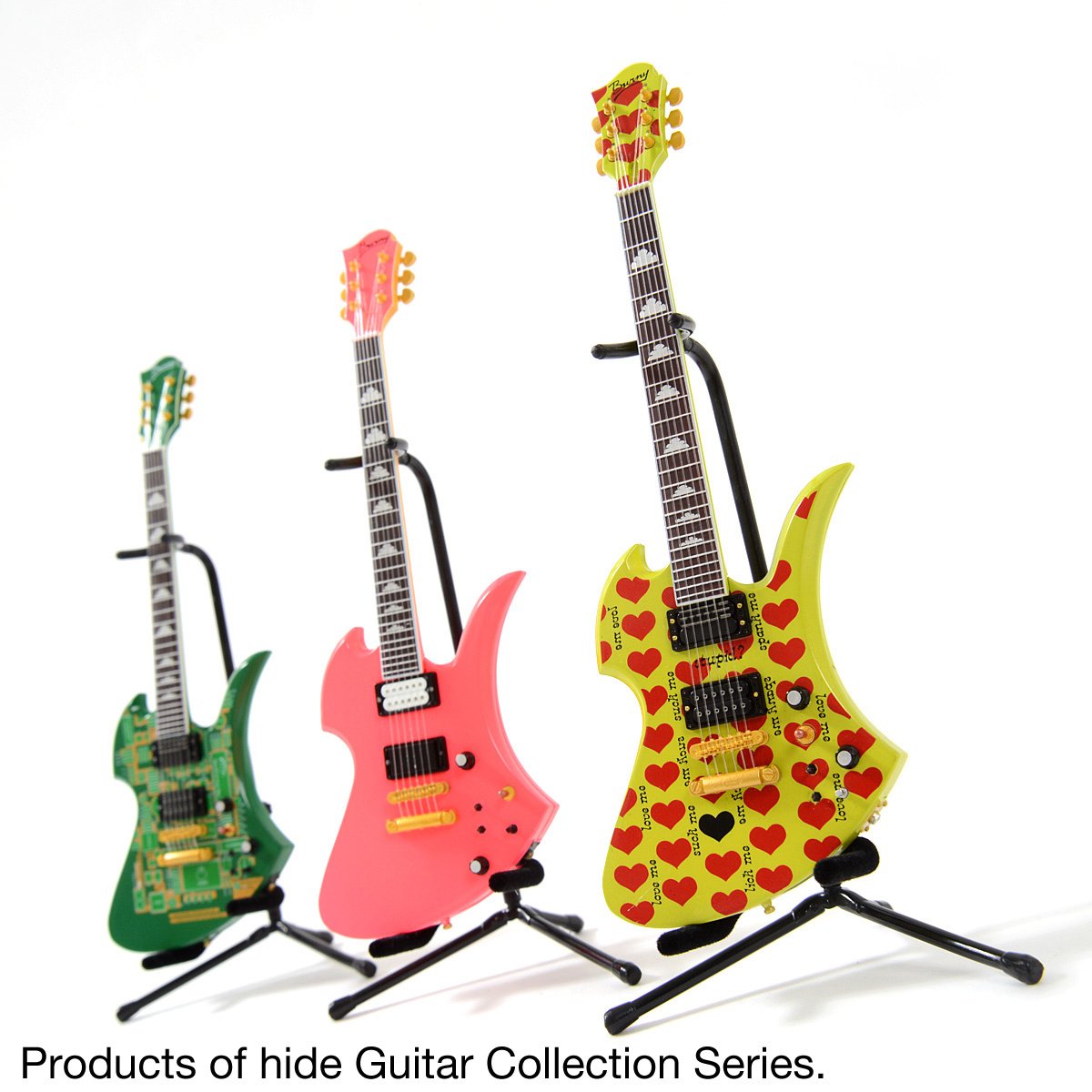 hide Guitar Collection Official Figure Set: GREEN HEART Ver.