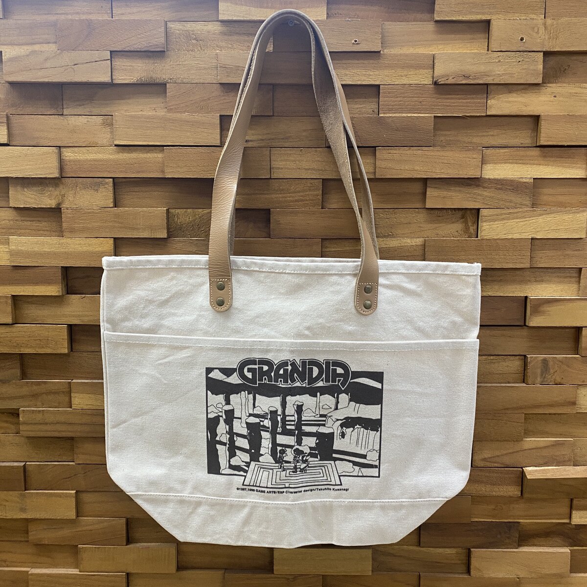 Grandia End of the World Leather Handle Tote Bag - Tokyo Otaku