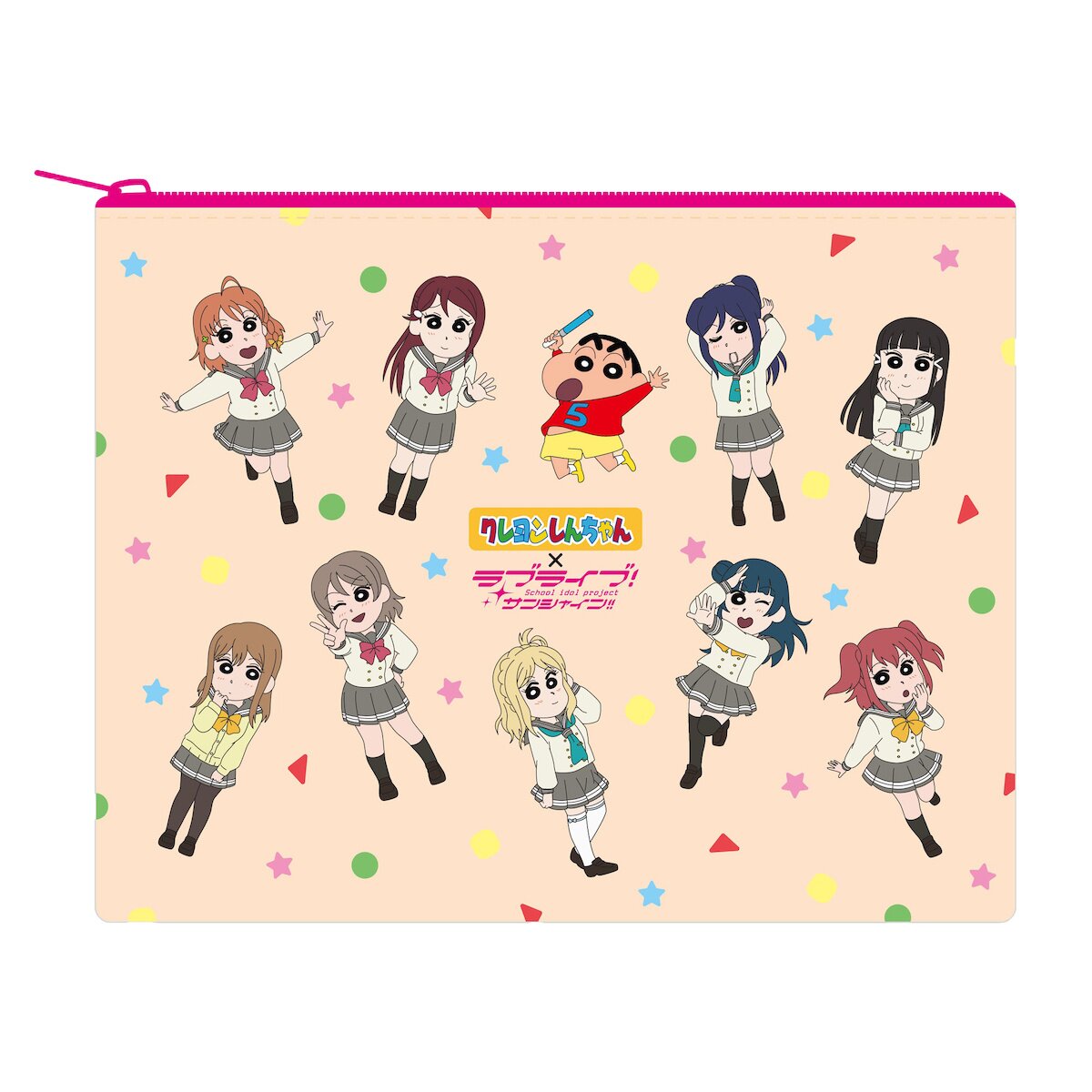 Crayon Shin-chan x Love Live! Sunshine!! Mini Pouch